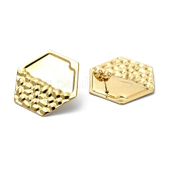 Серьги-гвоздики из нержавеющей стали 201 с ионным покрытием (IP)&nbsp;EJEW-K270-27G