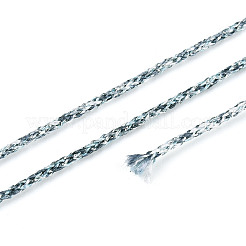 Cordon tressé rond en polyester teint en segment de 100 m&nbsp;OCOR-N009-03A-02