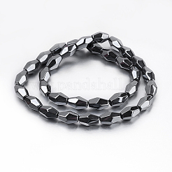 Non magnetici perle ematite sintetico fili&nbsp;G-P341-34-8x12mm