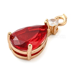 Золотые латунные микро проложить кубического циркония подвески KK-K350-01G-01