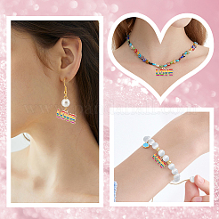 Подвески из сплава радужной эмали ENAM-SC0003-95