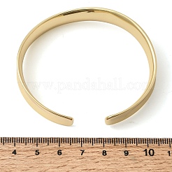 Messing Stulpearmbänder&nbsp;BJEW-L718-02G