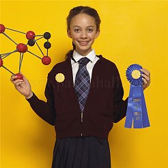 Самоклеящиеся наклейки с тиснением золотой фольгой DIY-WH0211-310