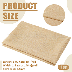Tessuto di rivestimento per altoparlanti per chitarra in lino&nbsp;AJEW-WH0481-600B