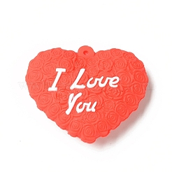 Подвески из непрозрачной смолы RESI-D065-F04