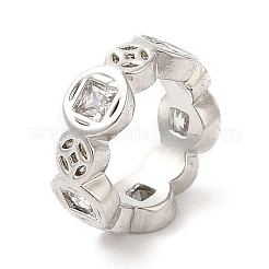 Стойки обшивки латунь микро проложить кубического циркония бусы KK-M248-02P