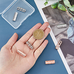 8 шт. 4-х стильных разъема-адаптера для часового ремешка из сплава&nbsp;FIND-DC0004-50