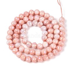 Антикоррозийные гальванические стеклянные бусины&nbsp;GLAA-N056-6mm-07