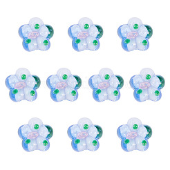 10pcs perles de chalumeau faites à la main&nbsp;LAMP-TADJ0001-01F