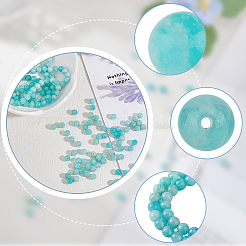 2 нити натуральных амазонитовых круглых бусин нити&nbsp;G-HY0001-22