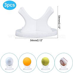 3шт акриловая подставка для заколок для волос ODIS-OC0001-20