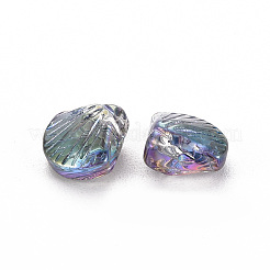 Гальванизировать прозрачные стеклянные подвески&nbsp;X-GLAA-S190-017L-01