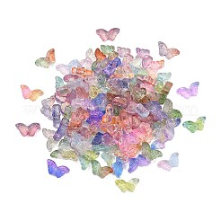 100 pz 9 perle di vetro trasparente bicolore&nbsp;GLAA-CJ0001-68