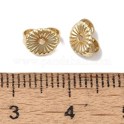 Dadi per orecchini in ottone&nbsp;KK-K383-25B-G