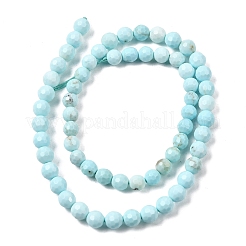 Бусины из натурального магнезита&nbsp;G-P598-E-6mm-01