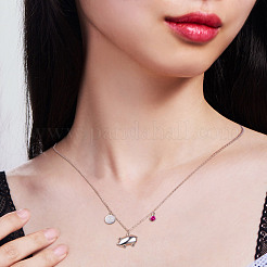 Colliers avec pendentif en 925 argent sterling&nbsp;JN860A