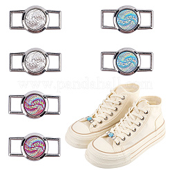 Подвески для шнурков из сплава и смолы&nbsp;FIND-CP0002-94D