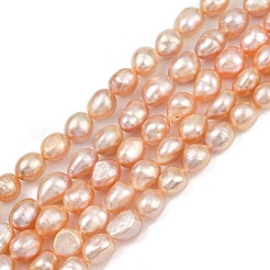 Нити из натурального культивированного пресноводного жемчуга PEAR-P064-20J-05F