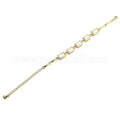 Браслеты из сплава с гальваническим покрытием BJEW-T012-004-RS