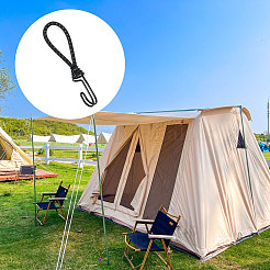 Latex-Gummiseilhaken für Outdoor-Campingzelte&nbsp;FIND-WH0816-219A