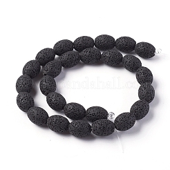 Бусы из натуральной лавы&nbsp;G-F671-03B-11