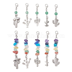 Подвесные украшения из натурального драгоценного камня HJEW-JM02589