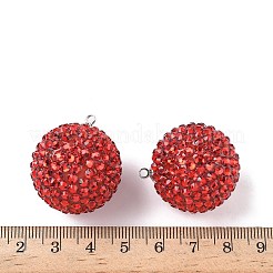 Подвески из акрила со смоляными стразами FIND-Z092-04