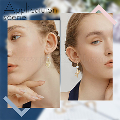 20 шт. латунные кольца-гвоздики для сережек KK-BBC0012-80