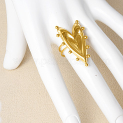 Кольцо-манжета в форме сердца из нержавеющей стали 304&nbsp;DX8614-2