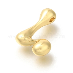 Perles de placage en laiton&nbsp;KK-S051-01G-L