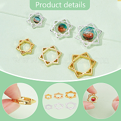 36 шт. 6 стиля долговечной оправы из сплава с покрытием FIND-PH0018-71