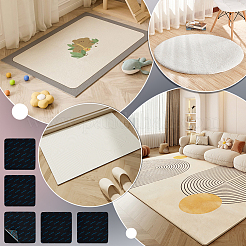 24 квадратный самоклеящийся коврик для домашних животных с противоскользящим покрытием&nbsp;AJEW-BC0009-78