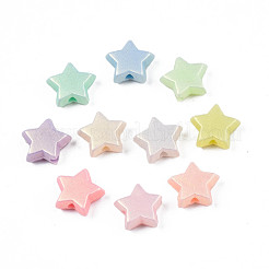 Матовые непрозрачные акриловые бусины ACRP-S679-43A