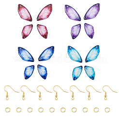 Наборы для самостоятельного изготовления сережек-подвесок в виде крыльев бабочки&nbsp;DIY-TA0013-28