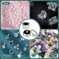 Lose Diamantboxen aus Legierung&nbsp;CON-WH0104-11A-P