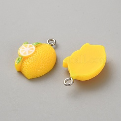 Подвески из смолы в виде фруктов&nbsp;RESI-CJC0021-17G