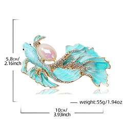 Рыбья эмалированная булавка&nbsp;PW-WGFB275-01