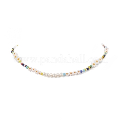 Collana da donna con perle naturali&nbsp;NJEW-JN04159
