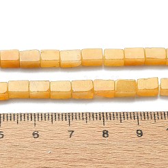 Естественный желтый авантюрин бисер нитей G-C135-F01-01