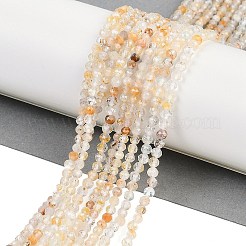 Бусы из натурального топаза G-RM250104-C2