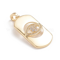 Латунные микро проложить кубического циркония подвески&nbsp;X-ZIRC-G165-11G