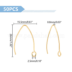Ионное покрытие (ip) крючки для сережек из нержавеющей стали 304&nbsp;STAS-UN0058-95G