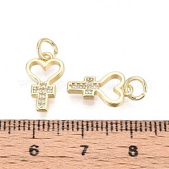 Латунные микро проложить кубического циркония подвески KK-T071-134G