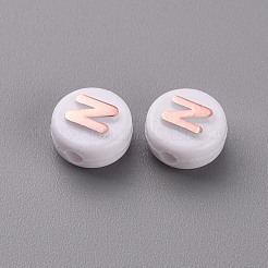 Perle acriliche bianche opache&nbsp;MACR-N008-45D
