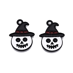 Colgantes de aleación de esmalte pintados con aerosol con temática de Halloween&nbsp;ENAM-T020-09C