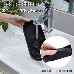 Plateau de rangement en silicone&nbsp;AJEW-GF0014-33B