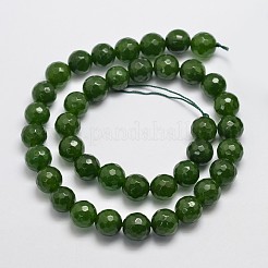 Hebras de abalorios de jade naturales malasia&nbsp;G-A147-10mm-A08