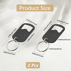 Брелки из нержавеющей стали AJEW-WH20077-035A-B