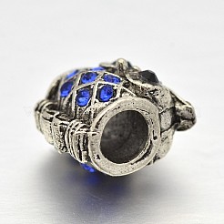 Сова сплава горный хрусталь европейских бисер MPDL-N036-06