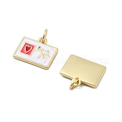 Латунь эмаль подвески&nbsp;X-KK-H206-12G